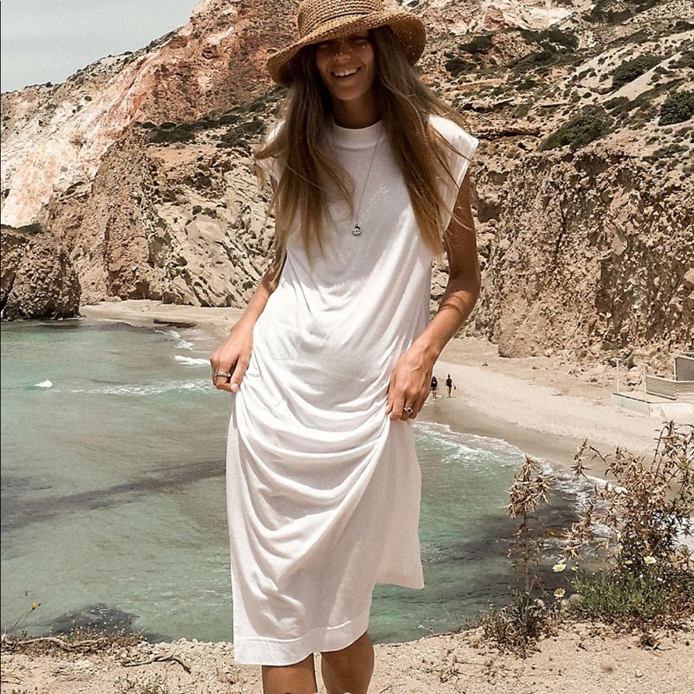 Free people midi t shirt dress